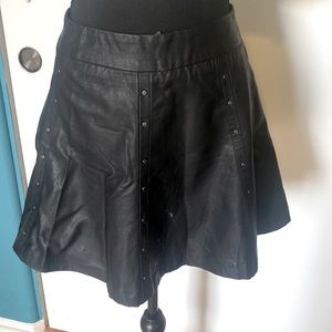 Zara Faux leather skirt